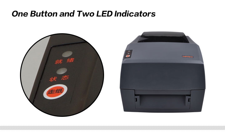 One Button and Two Led Indicators